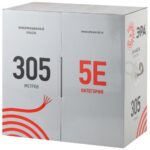 Кабель витая пара U/UTP кат.5E 4х2х24AWG solid CU PE Outdoor черн. (м) Эра Б0044431 — изображение 3