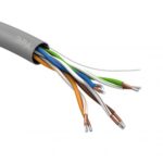 Кабель витая пара U/UTP кат.5E 4х2х24AWG solid CCA PVC Simple сер. (м) Эра Б0044434 — изображение 2