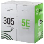 Кабель витая пара F/UTP кат.5E 4х2х24AWG solid CCA PVC Simple сер. (м) Эра Б0044440 — изображение 3