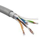 Кабель витая пара F/UTP кат.5E 4х2х24AWG solid CCA PVC Simple сер. (м) Эра Б0044440 — изображение 2
