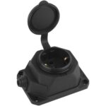Колодка удлинителя 1-м с заземл. 16А IP44 K-1e-B-IP44 каучук черн. Эра Б0044543 — изображение 4