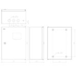 Корпус металлический ЩУ 3-1-0 76 У1 395x310x155 IP54 NO_SIMPLE_STM_SHU-3/1-0 ЭРА Б0046704 — изображение 2