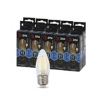 Лампа светодиодная филаментная F-LED B35-11W-840-E27 11Вт B35 свеча 4000К нейтр. бел. E27 Эра Б0046988 — изображение 3