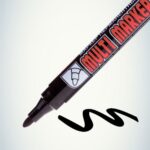 Маркер перманентный "Multi Marker" 3мм пулевидный черн. Crown Б0048239 — изображение 3
