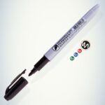 Маркер перманентный "Multi Marker Slim" 2мм пулевидный черн. Crown Б0048243 — изображение 2