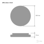 Светильник светодиодный SPB-6 "Slim 4" 18-6K 18Вт 6500К потолочный без ДУ ЭРА Б0050386 — изображение 2