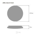 Светильник светодиодный SPB-6 "Slim 8" 18-6K 18Вт 6500К потолочный без ДУ ЭРА Б0050398 — изображение 2