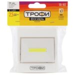 Фонарь светодиодный подсветка SB-102 пушлайт (СОВ; 3хААА; бел. 1шт в пакете) Трофи Б0052748 — изображение 4