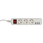 Удлинитель 3х1.5м с заземл. +3xUSBA 10А с выкл. U-3es-1.5m-USB Эра Б0052900 — изображение 6