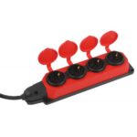 Удлинитель 4х20м с заземл. IP44 КГ 3х1.5 каучук UK-4e-3x1.5-20m-IP44(KG) Эра Б0057587 — изображение 2