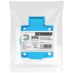 Розетка панельная СП R(PAN)-16-2P-PE-IP54 112 2Р+PЕ 16А 220В IP54 защ. крышка Эра Б0057937 — изображение 2