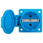 Розетка панельная СП R(PAN)-16-2P-PE-IP54 112 2Р+PЕ 16А 220В IP54 защ. крышка Эра Б0057937 — изображение 3