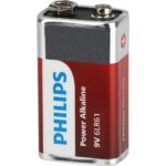 Элемент питания алкалиновый "крона" 6LR61 9В Power (блист. 1шт) Philips Б0062717 — изображение 2
