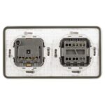Блок розетка с выключателем Эксперт 11-7521-01 IP55 16А (10AX)-250В СУ бел. Эра Б0063261 — изображение 3