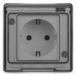 Розетка Эксперт 11-2501-01 2P+E IP55 16А-250В ОУ бел. Эра Б0063294 — изображение 2