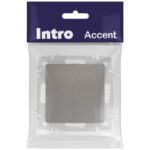 Выключатель 1-кл. СП Accent 6-101-09 10А IP20 250В AL/CU титан Intro Б0063440 — изображение 5