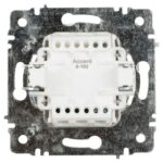 Выключатель 1-кл. СП Accent 6-102-01 10А IP20 250В с подсветкой AL/CU бел. Intro Б0063445 — изображение 3