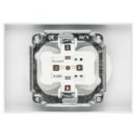 Розетка 2-м СП Accent 6-204-01 16А IP20 250В 2P AL/CU бел. Intro Б0063447 — изображение 3