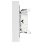 Розетка 2-м СП Accent 6-204-01 16А IP20 250В 2P AL/CU бел. Intro Б0063447 — изображение 2