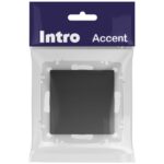 Выключатель 1-кл. СП Accent 6-101-05 10А IP20 250В AL/CU антрацит Intro Б0063458 — изображение 5