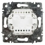 Выключатель 2-кл. СП Accent 6-105-01 10А IP20 250В с подсветкой AL/CU бел. Intro Б0063505 — изображение 3
