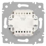 Выключатель 2-кл. СП Accent 6-105-05 10А IP20 250В с подсветкой AL/CU антрацит Intro Б0063516 — изображение 6