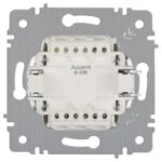 Выключатель 3-кл. СП Accent 6-106-01 10А IP20 250В AL/CU бел. Intro Б0063531 — изображение 2
