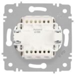 Выключатель 3-кл. СП Accent 6-106-02 10А IP20 250В AL/CU сл.кость Intro Б0063534 — изображение 3