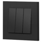 Выключатель 3-кл. СП Accent 6-106-05 10А IP20 250В AL/CU антрацит Intro Б0063540 — изображение 2