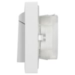 Розетка 2-м СП Accent 6-210-01 16А IP44 250В 2P+E Schuko с крышками защ. шторки AL/CU бел. Intro Б0063577 — изображение 4
