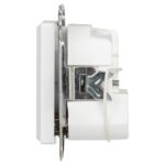 Розетка 1-м СП Accent 6-410-01 16А IP20 250В P+E Schuko защ. шторки + 2хUSB бел. Intro Б0063689 — изображение 5