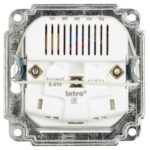 Розетка 1-м СП Accent 6-410-01 16А IP20 250В P+E Schuko защ. шторки + 2хUSB бел. Intro Б0063689 — изображение 3