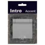 Розетка 1-м СП Accent 6-203-01 16А IP20 250В 2P+E Schuko с крышкой AL/CU бел. Intro Б0063709 — изображение 5