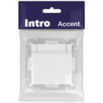 Розетка 1-м СП Accent 6-203-01М 16А IP20 250В 2P+E Schuko с крышкой бел. матов. Intro Б0063713 — изображение 6