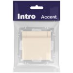 Розетка 1-м СП Accent 6-203-02 16А IP20 250В 2P+E Schuko с крышкой сл.кость Intro Б0063716 — изображение 6