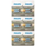 Элемент питания алкалиновый AAA/LR03 1.5В Entry отрывной набор (блист. 12шт) Philips Б0064646
