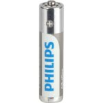 Элемент питания алкалиновый AAA/LR03 1.5В Entry отрывной набор (блист. 12шт) Philips Б0064646 — изображение 3