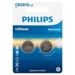 Элемент питания литиевый CR2016 (блист. 2шт) Philips Б0064674
