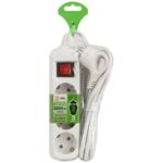 Удлинитель 3х3м с заземл. с выкл. ПВС 3х0.75 UDL-10-330-ES Greenline Эра Б0065047 — изображение 5