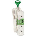 Удлинитель 4х3м без заземл. ПВС 2х0.75 UDL-10-430 Greenline Эра Б0065050 — изображение 4
