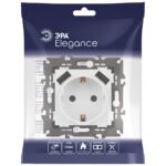 Розетка Elegance 14-4109-01М 16A 250В 2P+E защ. штор. с 2xUSB 3А 5В матов. бел. Эра Б0065773 — изображение 6
