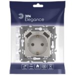 Розетка Elegance 14-4109-16 16A 250В 2P+E защ. штор. с 2xUSB 3А 5В титан Эра Б0065775 — изображение 5