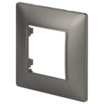Рамка 1-м Elegance 14-5001-16 для розеток и выключателей титан Эра Б0065801 — изображение 2