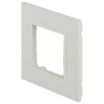 Рамка 1-м Elegance 14-5011-01М Classic для розеток и выключателей матов. бел. Эра Б0065822 — изображение 2