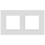 Рамка 2-м Elegance 14-5012-01М Classic для розеток и выключателей матов. бел. Эра Б0065824