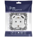 Розетка Elegance 14-4108-01 16A 250В 2P+E защ. шторки с USB type-A+C 3А 5В белый Эра Б0067736 — изображение 5
