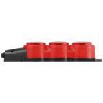 Колодка 3-м с заземл. 16A IP44 KX-3e-RED-IP44 каучук. красн. Эра Б0068393 — изображение 4