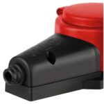 Колодка 3-м с заземл. 16A IP44 KX-3e-RED-IP44 каучук. красн. Эра Б0068393 — изображение 2