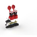 Колодка 2-м с заземл. 16A IP44 KX-2e-RED-IP44 каучук. красн. Эра Б0068443 — изображение 6