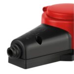 Колодка 4-м с заземл. 16A IP44 KX-4e-RED-IP44 каучук. красн. Эра Б0068456 — изображение 2